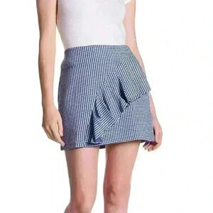 Topshop gingham skirt